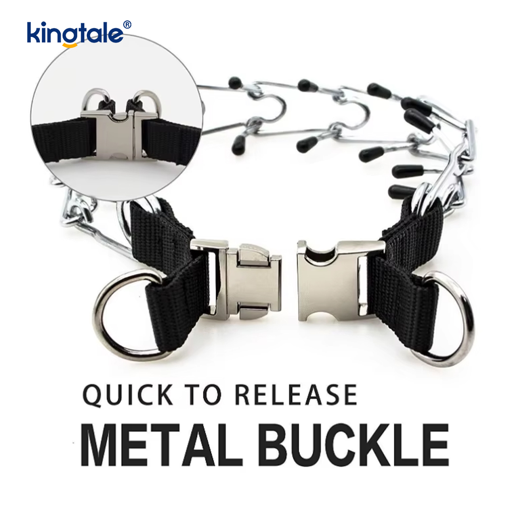 Kolar Cabang Anjing dengan Gancu Logam