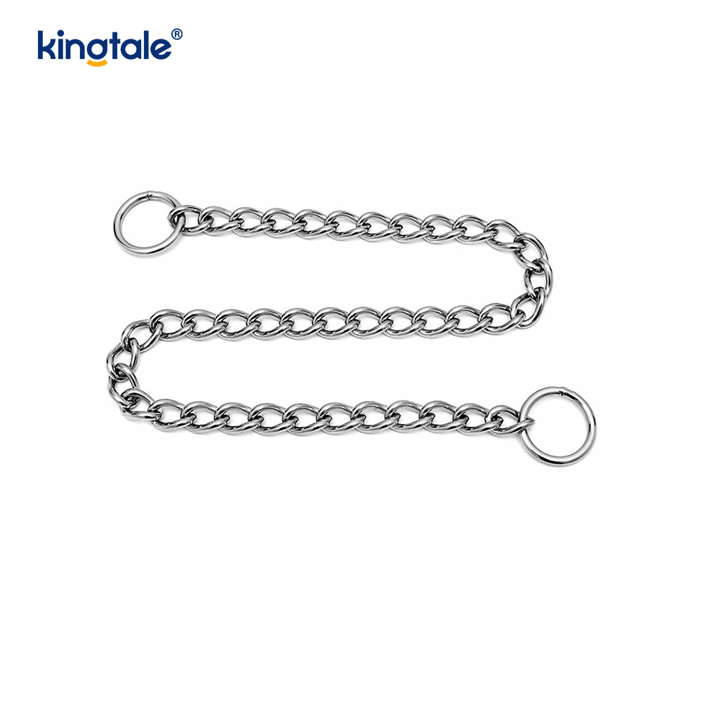 Metal Training Dog Choke Collar Slip P Rantaian Berat Rantaian Untuk Anjing