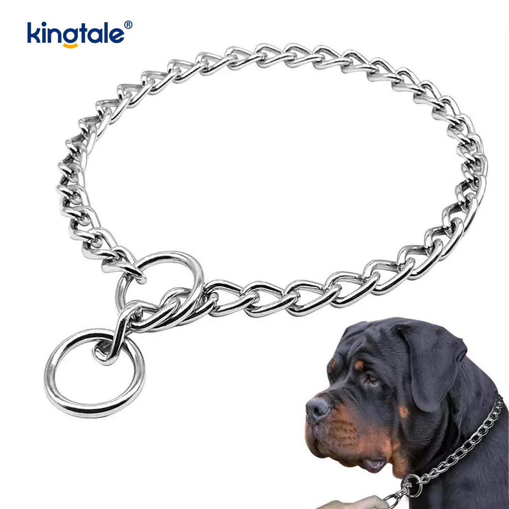 Metal Training Dog Choke Collar Slip P Rantaian Berat Rantaian Untuk Anjing