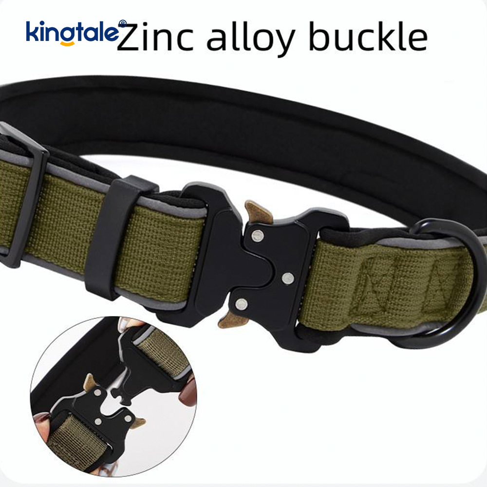Gancu Kolar Anjing Taktikal Reflektif Berat Untuk Anjing M L