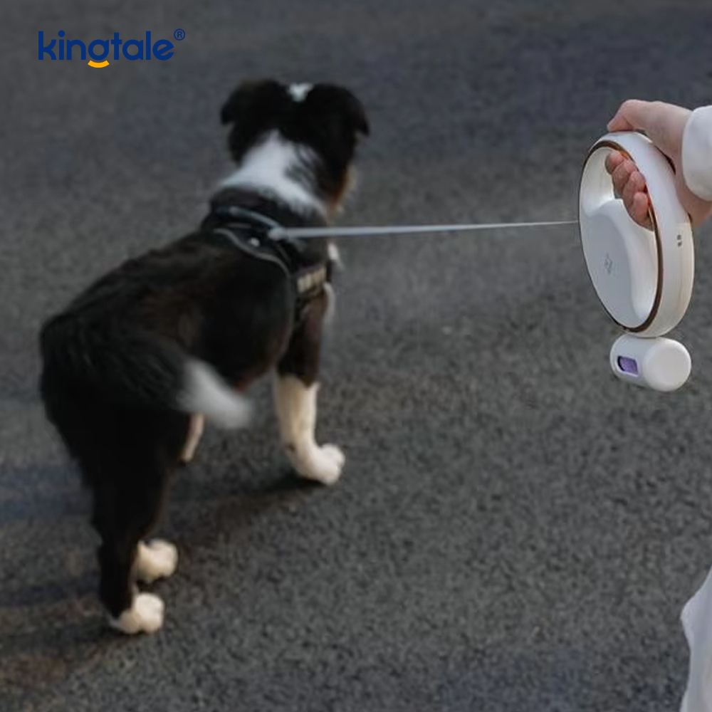 Pencahayaan Led Moden Mudah Automatik Tali Kolar Anjing Nilon Boleh Tarik