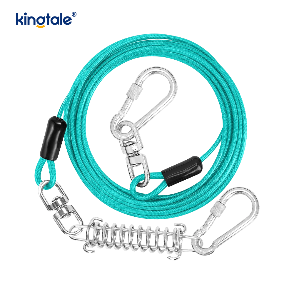 Kabel Pengikat Anjing Tali Latihan Anjing Berlindung Spring Spring Reflektif