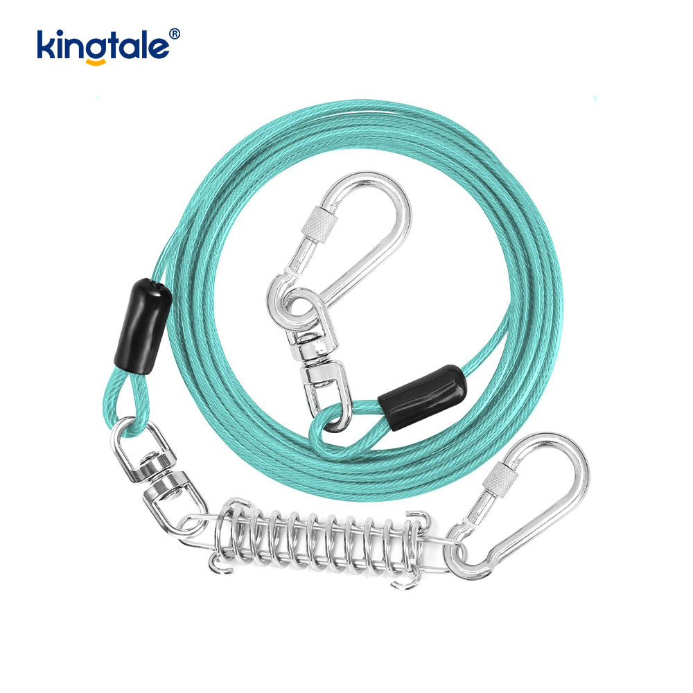 Kabel Pengikat Anjing Tali Latihan Anjing Berlindung Spring Spring Reflektif