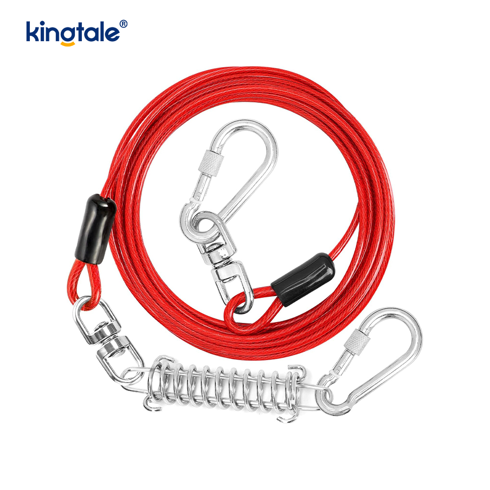 Kabel Pengikat Anjing Tali Latihan Anjing Berlindung Spring Spring Reflektif