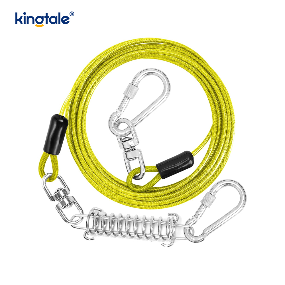 Kabel Pengikat Anjing Tali Latihan Anjing Berlindung Spring Spring Reflektif