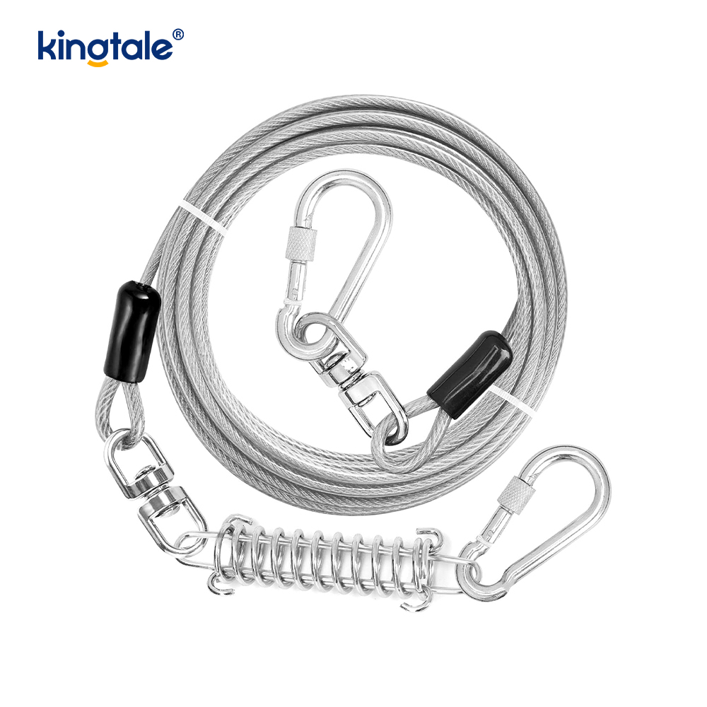 Kabel Pengikat Anjing Tali Latihan Anjing Berlindung Spring Spring Reflektif