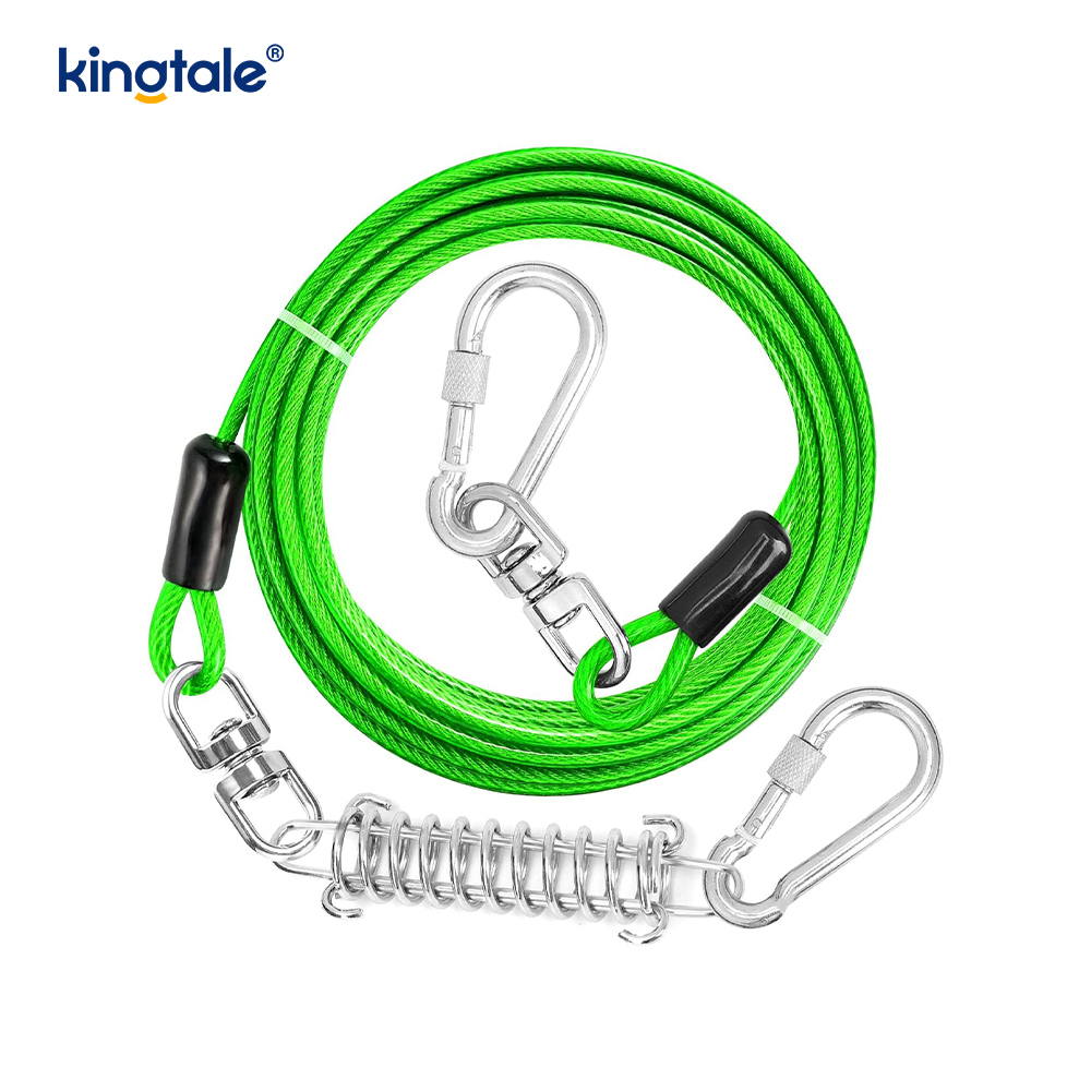 Kabel Pengikat Anjing Tali Latihan Anjing Berlindung Spring Spring Reflektif