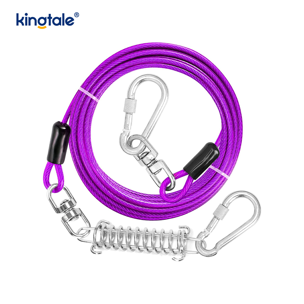 Kabel Pengikat Anjing Tali Latihan Anjing Berlindung Spring Spring Reflektif