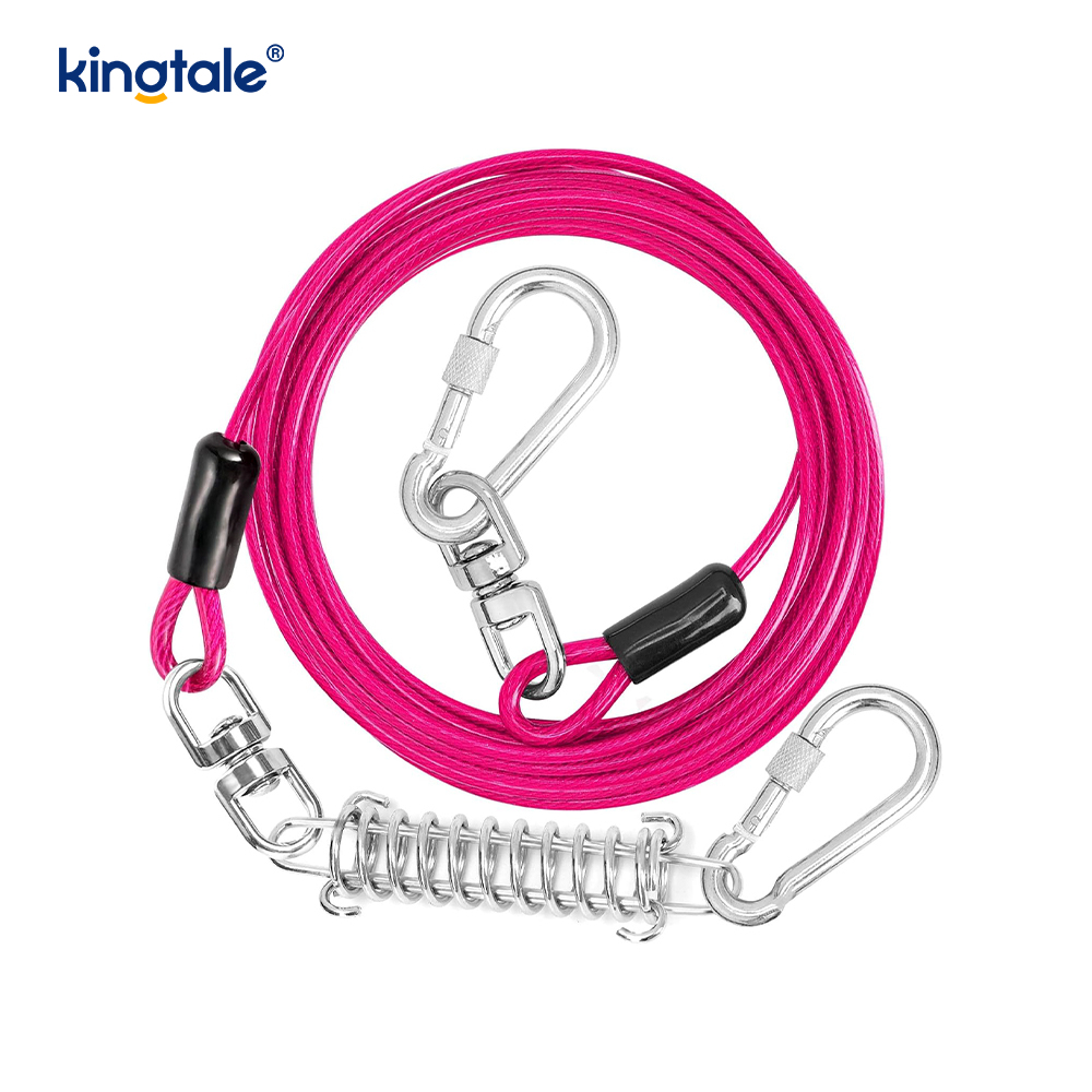 Kabel Pengikat Anjing Tali Latihan Anjing Berlindung Spring Spring Reflektif
