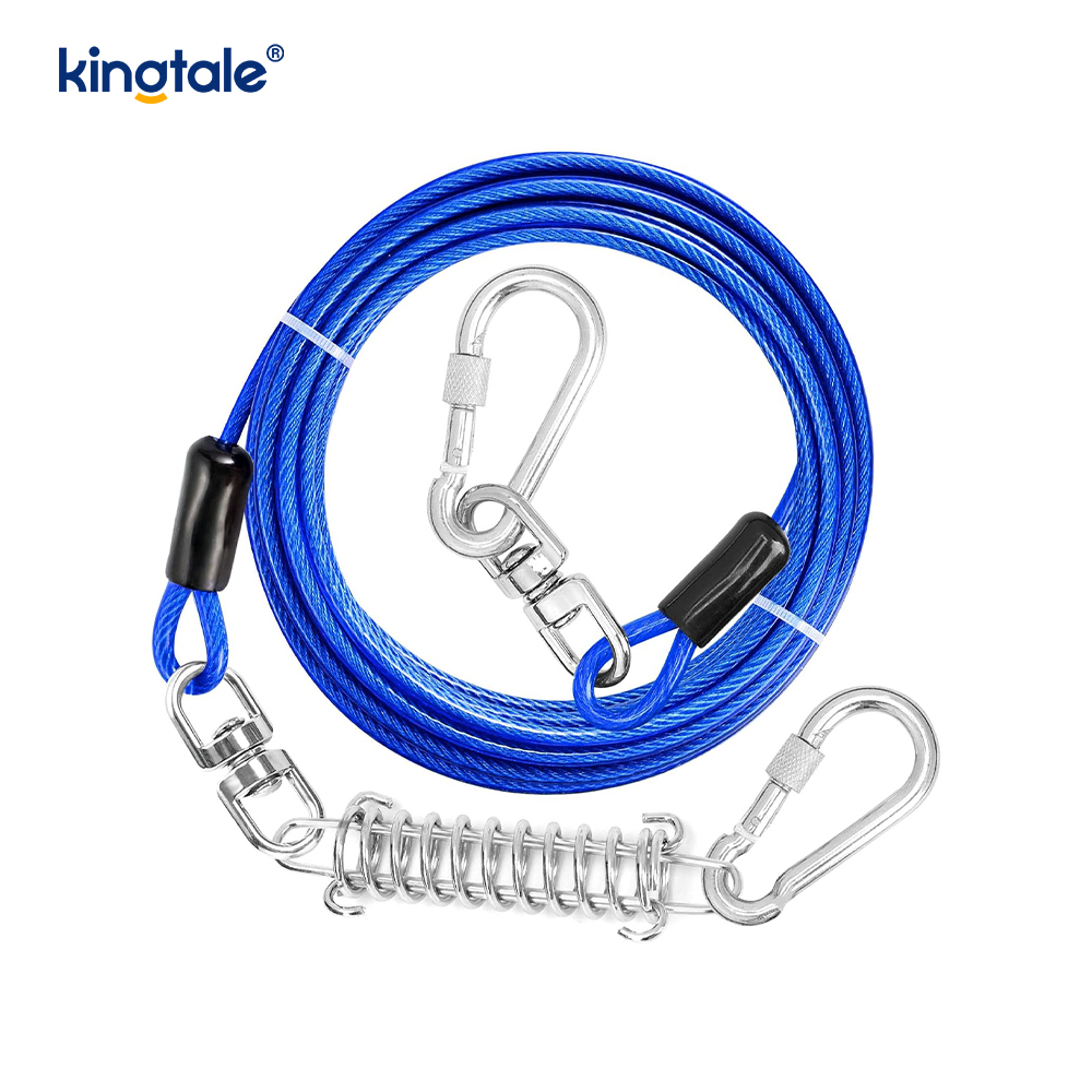 Kabel Pengikat Anjing Tali Latihan Anjing Berlindung Spring Spring Reflektif