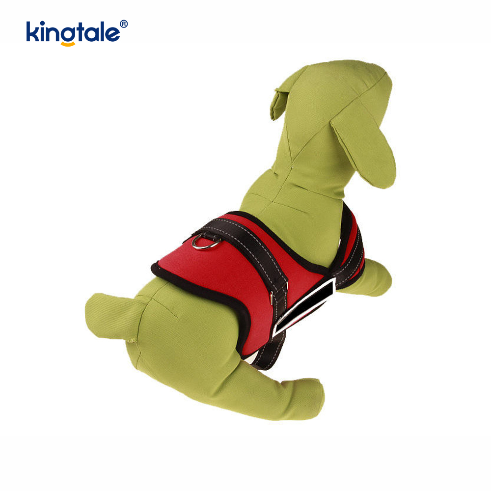 Tiada Pull Buckle Service Dog Harness untuk Anjing Sederhana & Besar