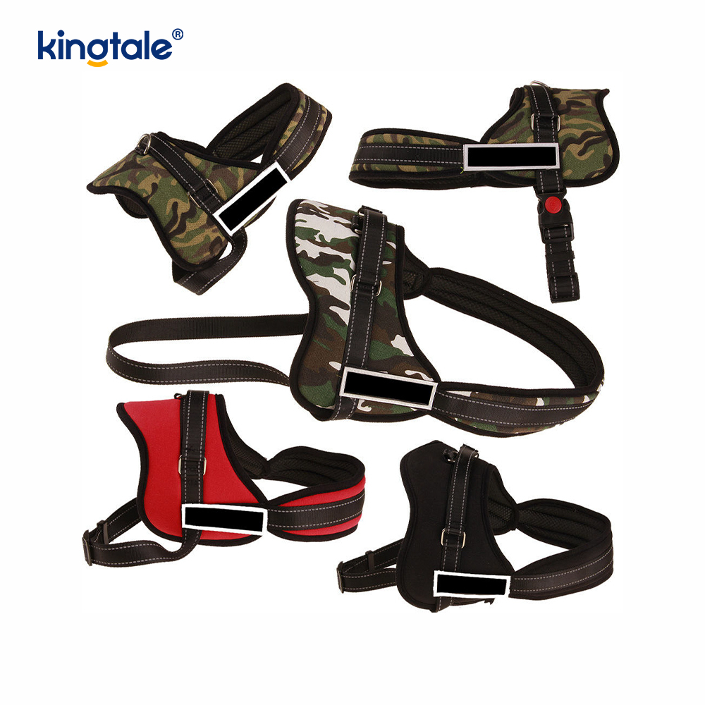 Tiada Pull Buckle Service Dog Harness untuk Anjing Sederhana & Besar