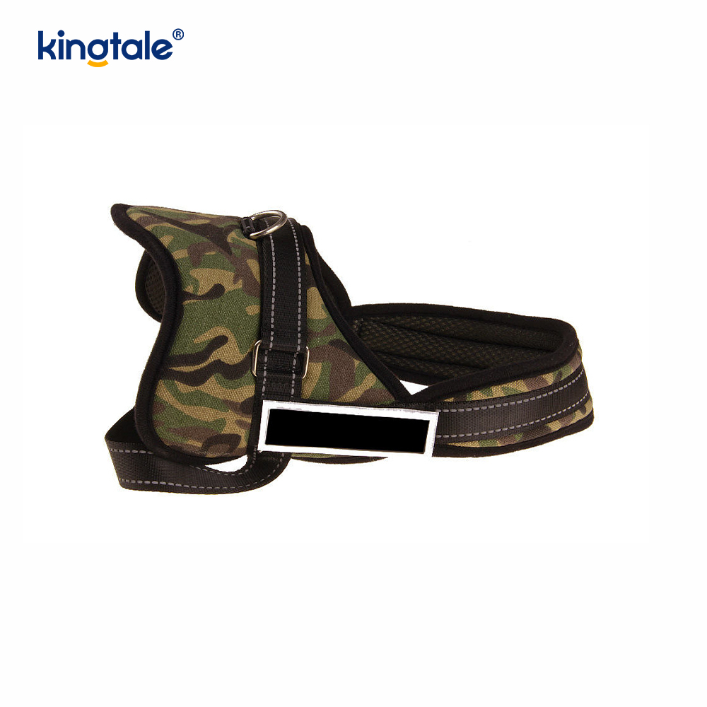Tiada Pull Buckle Service Dog Harness untuk Anjing Sederhana & Besar