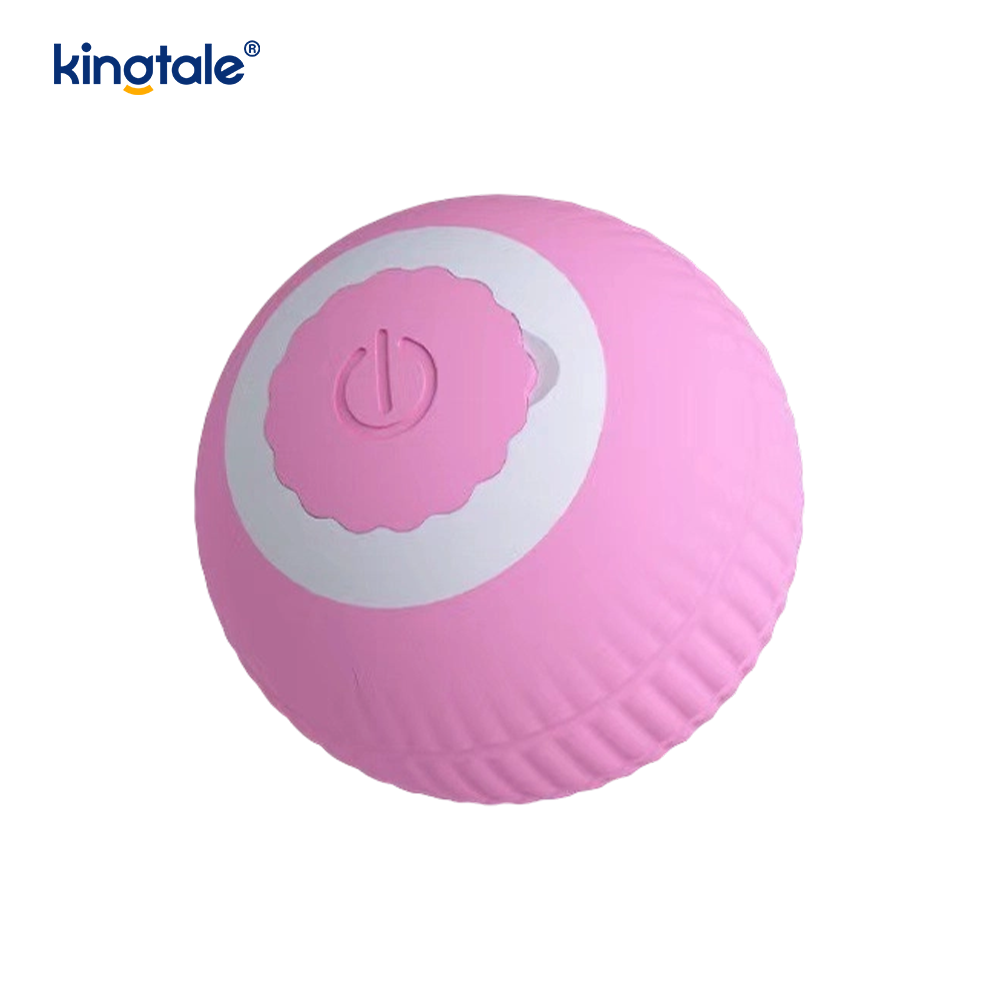 Mainan Bola Kejar Kucing Ringan Automatik Pintar untuk Bola Haiwan Bergolek Dalaman