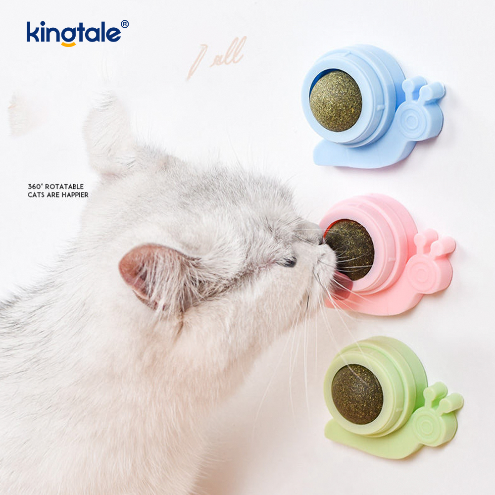 Siput Berputar Catnip Ball Geraham Pembersihan Gigi Bebola Rawat