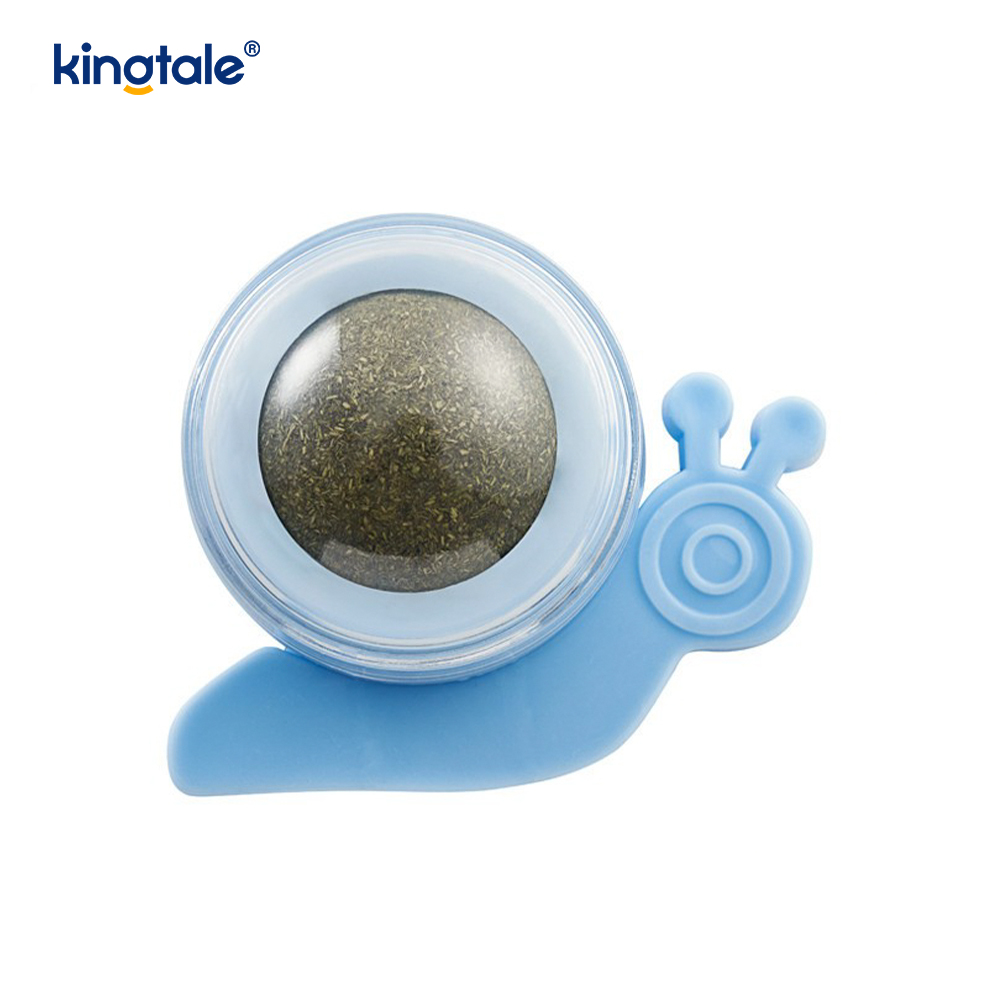 Siput Berputar Catnip Ball Geraham Pembersihan Gigi Bebola Rawat