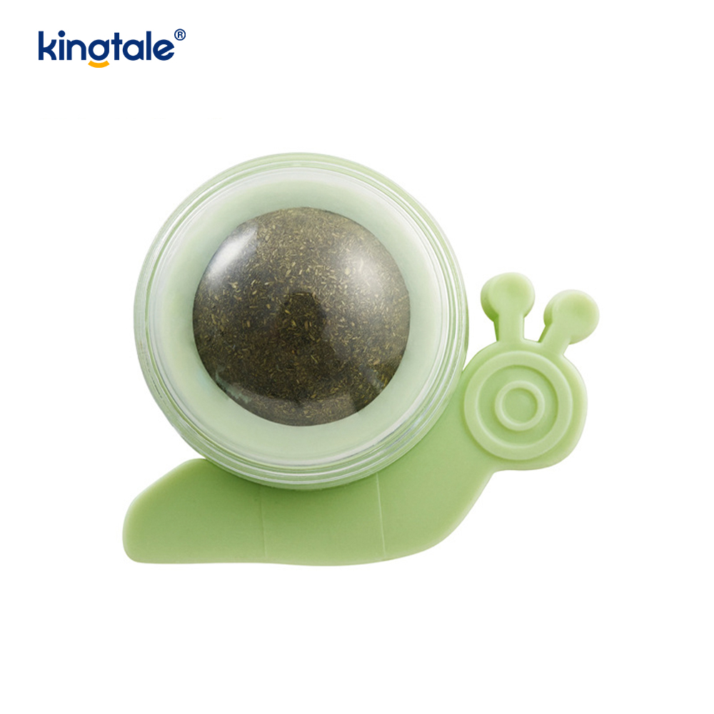 Siput Berputar Catnip Ball Geraham Pembersihan Gigi Bebola Rawat