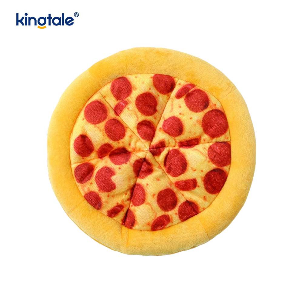 Mainan Kunyah Berderit yang Seronok untuk Haiwan Peliharaan — Pizza & Donut