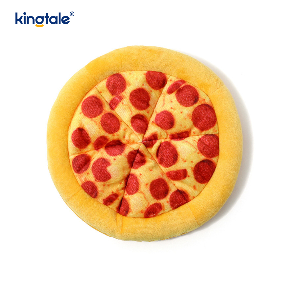 Mainan Kunyah Berderit yang Seronok untuk Haiwan Peliharaan — Pizza & Donut