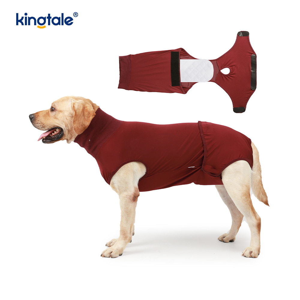 Sut Pemulihan Anjing Pakaian Pembedahan Anak Anjing Luka Perut Jaket Selepas Pembedahan